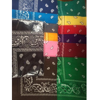 Different colors bandana
