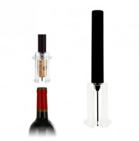 Air pressure wine opener