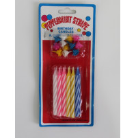 Birthday candles 24 pcs 