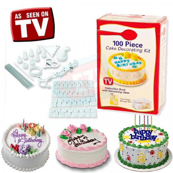 100 piece cake decorating kit Decorator’s Delight 