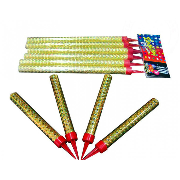 Long Pyrotechnic Cake Decoration Birthday Fontain Fireworks Lightning Candles