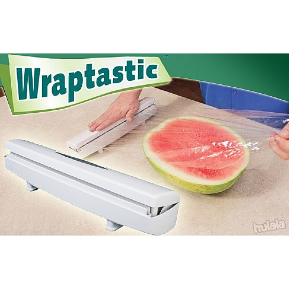 Wraptastic cling film holder and cutter