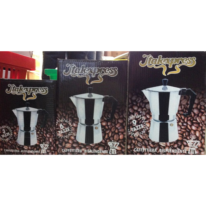 Aluminum Espresso maker Stovetop x 3 cups