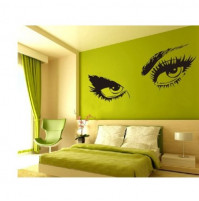 Audrie Hepburn eyes - Removable Vinyl Wall Stickers Decoration Decal Mural Room Family Art