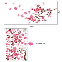 Room wall sticker decall decor Sakura in bloom