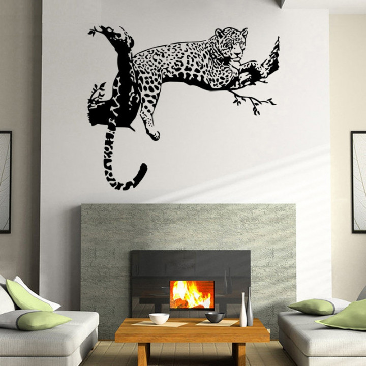 Children room wall sticker decall decor Leopard - . Gift