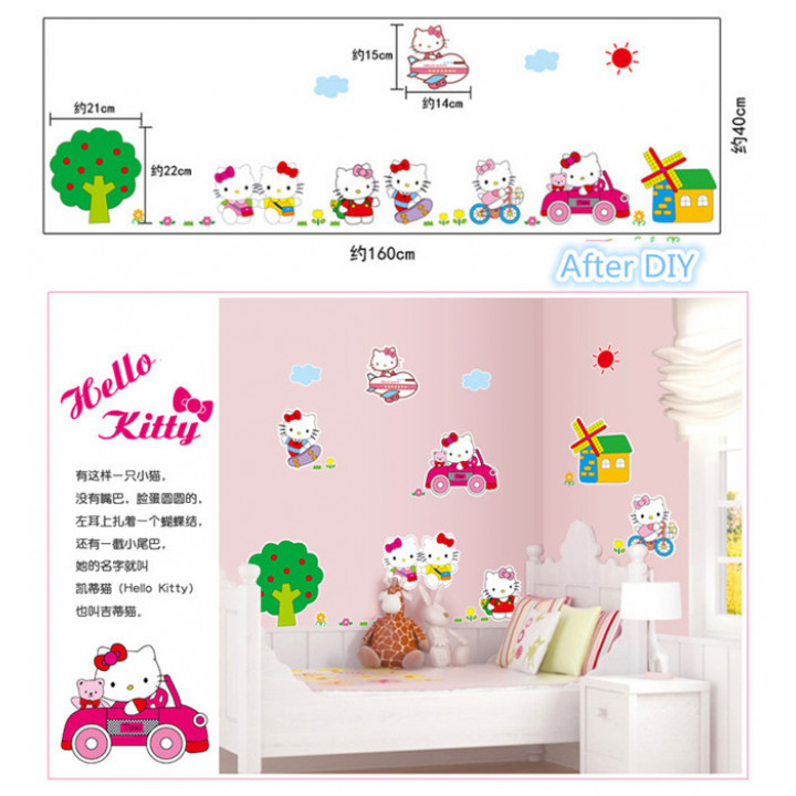 Hello Kitty/LV Stickers