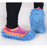 Chenille Mopping Slippers Quick Home Pair Floor Polishing Dusting Practical Cleaning Shoes