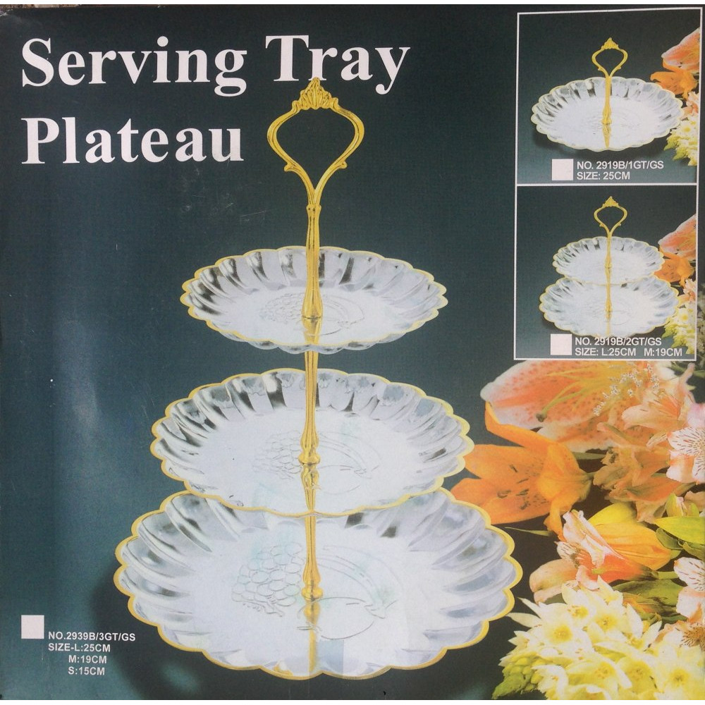 Serving Tray Plateau cake plate set