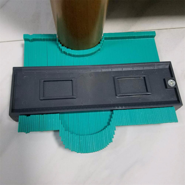 120mm Duplicator Ducts Tool Fine Tooth Wood Marking Winding Pipe Profile Gauge Contour Copy Laminate Universal Plastic
