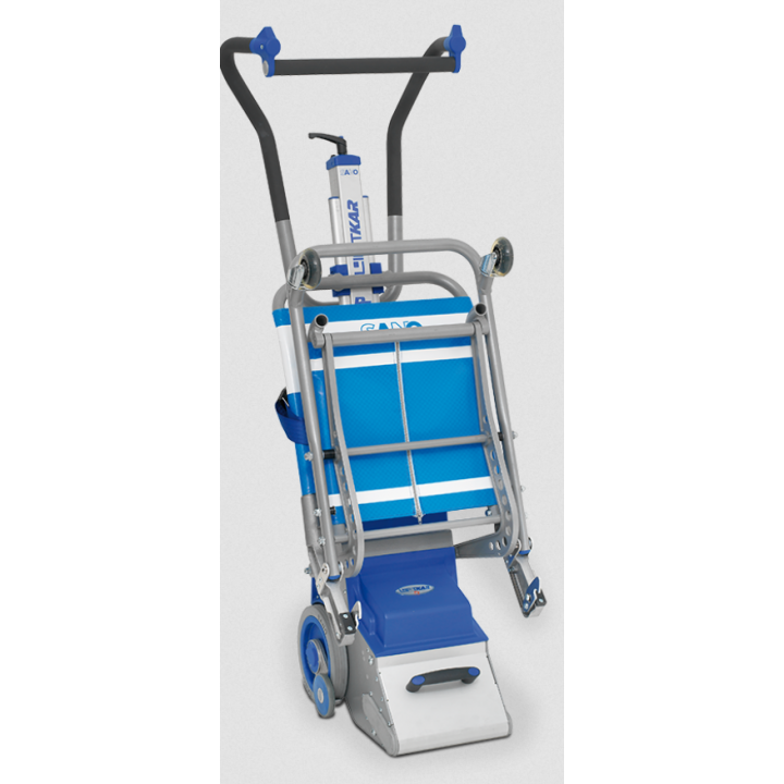 NOMA. Invalīdu kāpurķēžu kāpņu pacēlājs izmantošanai daudzstāvu mājās - Liftkar PTR 160