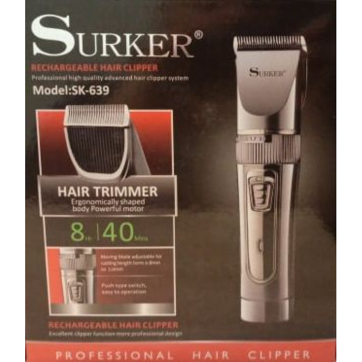 Battery Hair clipper with accesoires
