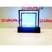 Antistress Newton`s pendulum with LED backlight - office gift