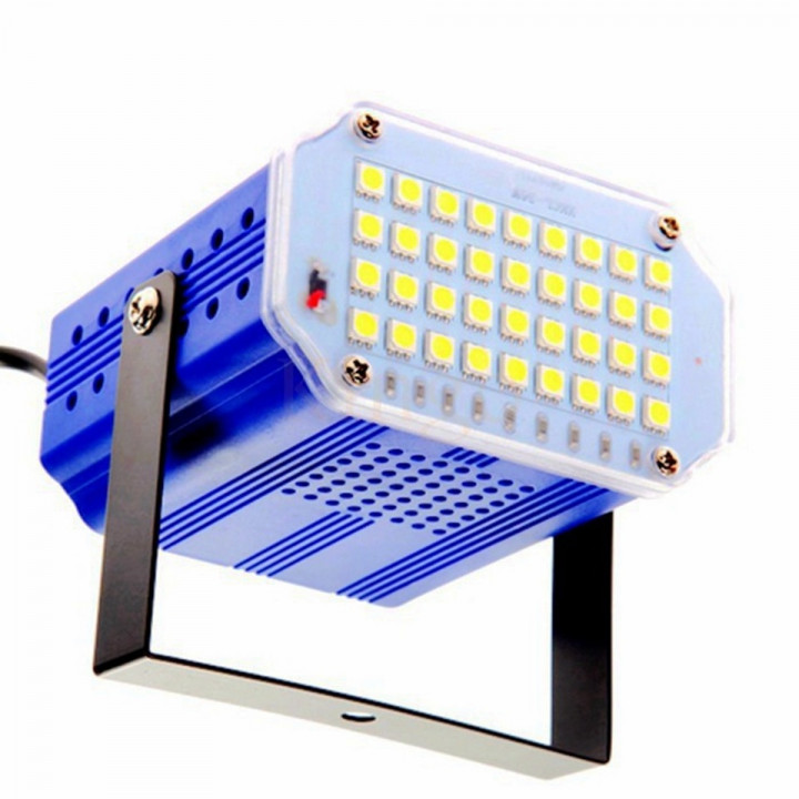 36 LED disco strobe with sound control to create a show effect