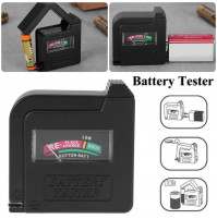 Universal tester of AA, AAA, C, D, 9V batteries