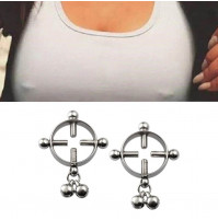 Stylish medical stainless steel breast piercing