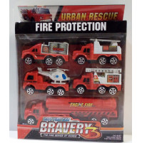 Комплект детских пожарных машинок
