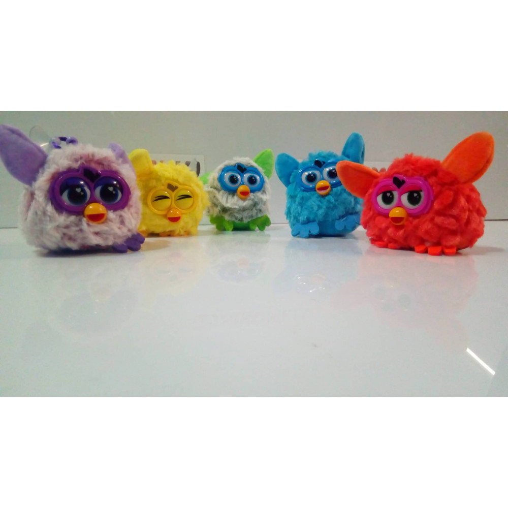 Speaking toy Furby, pronounces different phrases