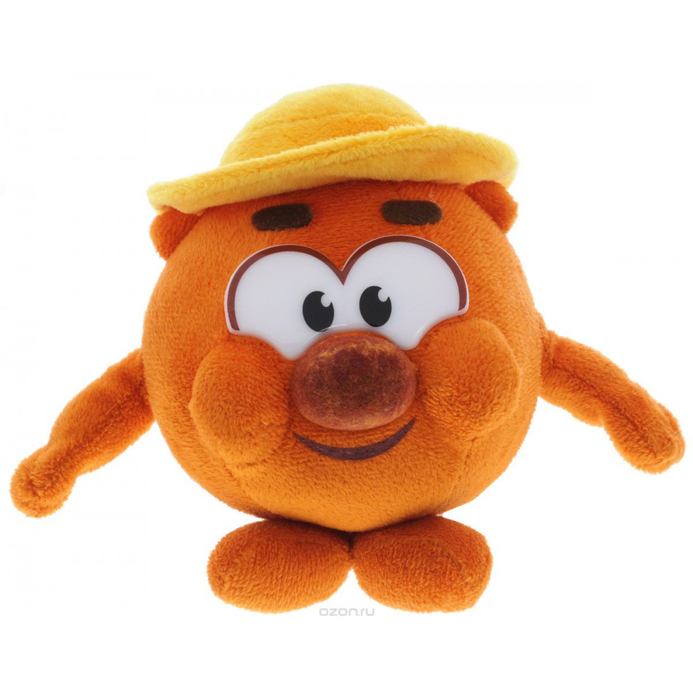 Soft toy Kopatych, 10 cm from Smeshariki series, with RUSSIAN CHIP