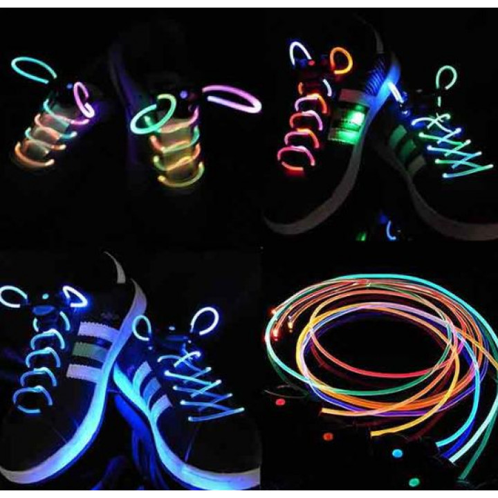 Fashionable LED Shoelaces Luminous Flashing Shoe Laces 