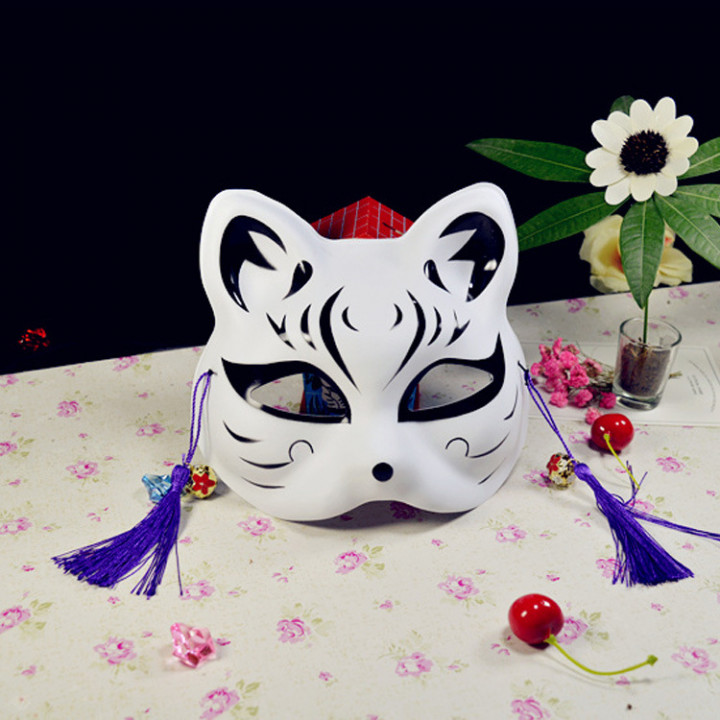 Japanese Cat Masks, Face Mask, Fox Face