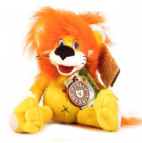 Soft toy Little Lion from Little Lion and Turtle cartoon with RUSSIAN CHIP