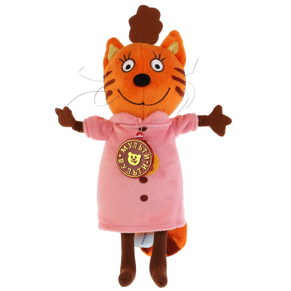 Mamma the Cat soft Toy from "3 cats" cartoon series with russian chip