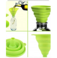 Collapsible Silicone Funnel for liquids and bulk products
