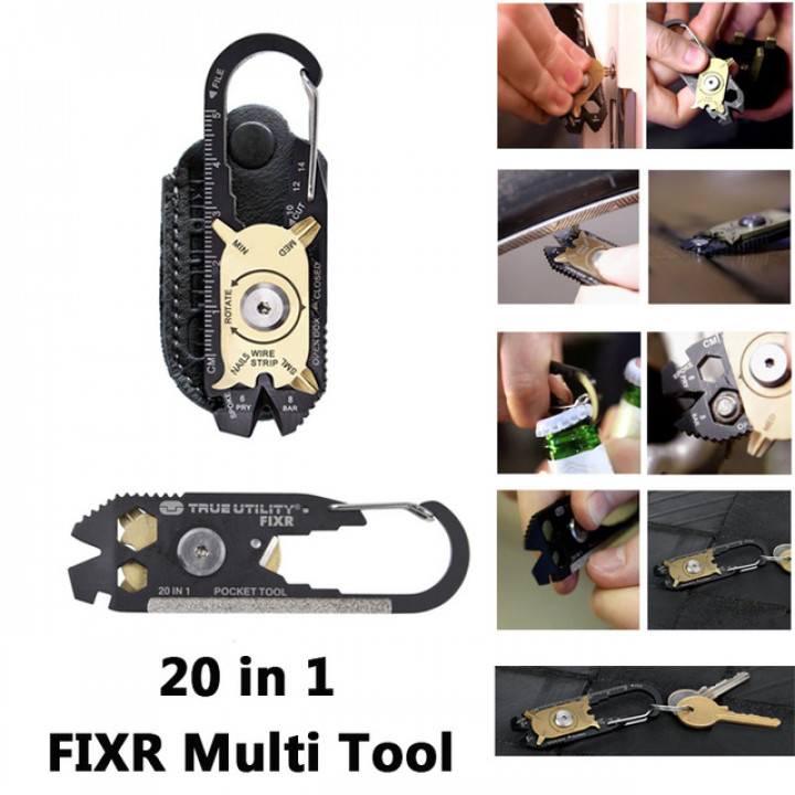 20 Tools in 1 Utility Pocket Tool