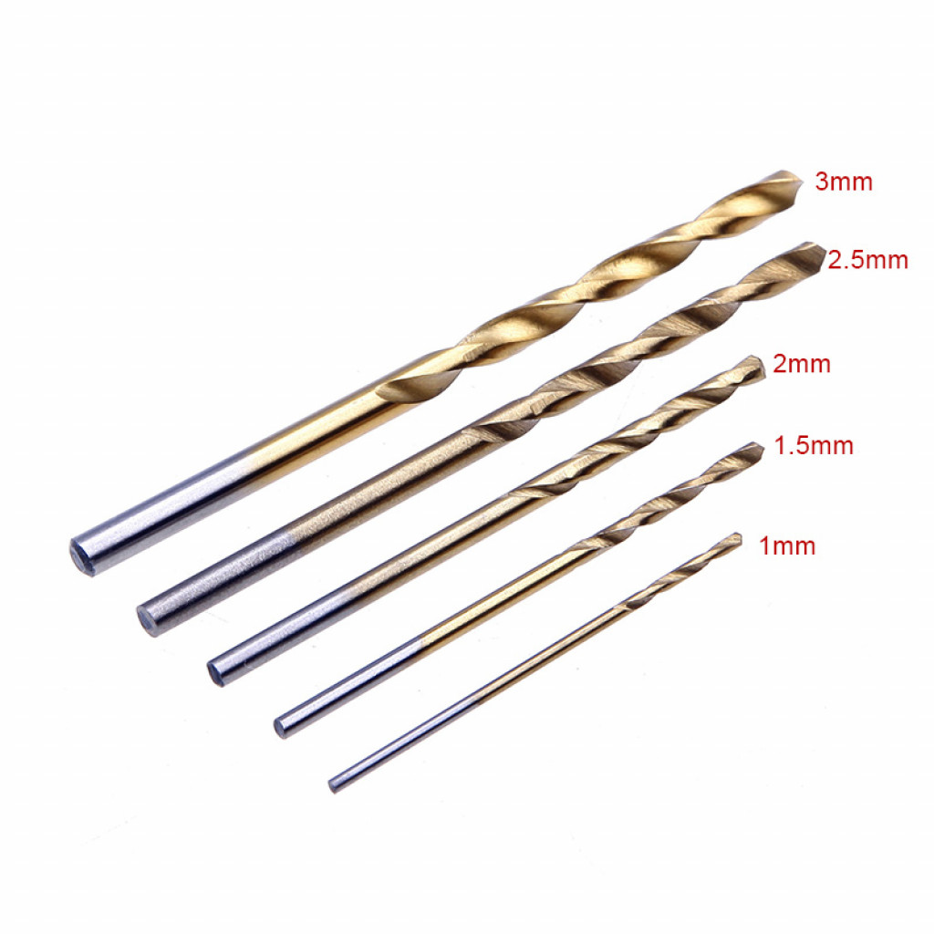 50pcs Titanium Coated Drill Bits Tool - Sikumi.lv. Gift Ideas