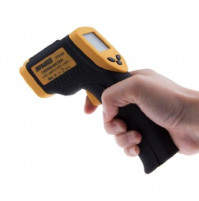 Temperature Gun Infrared Contactless Thermometer with Laser Pointing - The device for measuring the temperature of the car engine