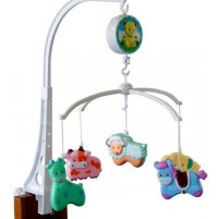 Baby Interactive Toy Rattle, Sleep Mobile, Musical Crib Carousel Musical BB Mobile