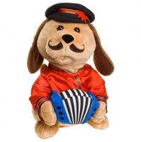 Soft plush toy dancing and singing Doggy Lovelace