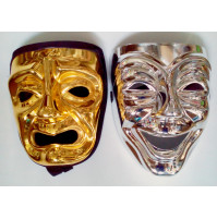 Happy or Sad Theatre Face Mask
