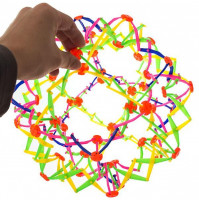 Interaktīva izglītojoša izokinētiskā pretstresa rotaļlieta bumba transformeris, Hobermana sfēra