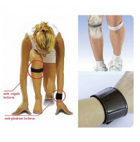 Magnetic velcro knee or palm strap