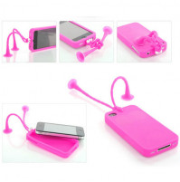 Cases for iPhone 4 or 4S with suction cup antennae