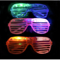 Stilīgas gaismas diožu LED brilles ballītēm, vecpuišu ballītēm, karnevāliem