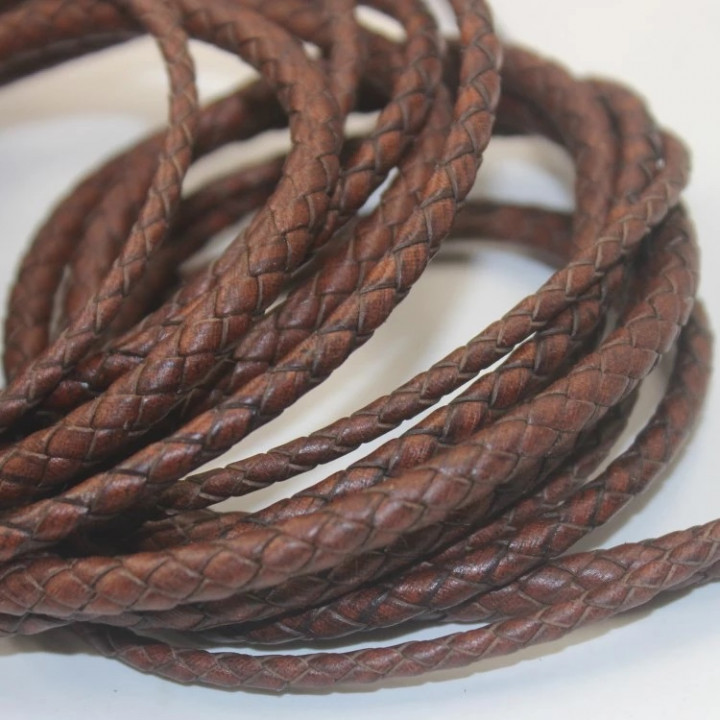 Stylish Jewelry Leather Bracelet, Handcraft Braided Woven Genuine Leather Cords