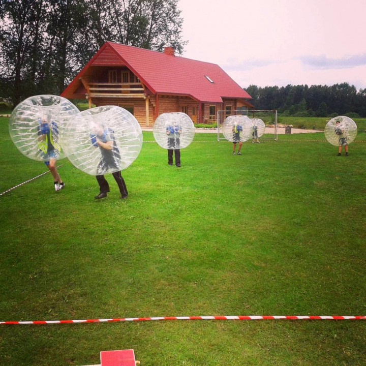 Gift Card from Zorb.lv - Zorb bubble football for your stag or corporate party up to 10 persons