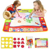 Magic Kids Washable Mat and Two Water Pens for Drawing Doodle Waterpens Creativity Fun