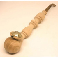 Handmade beech wood smoking pipe