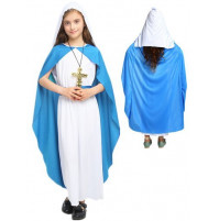 Carnival costume of the Virgin Mary for adults and children