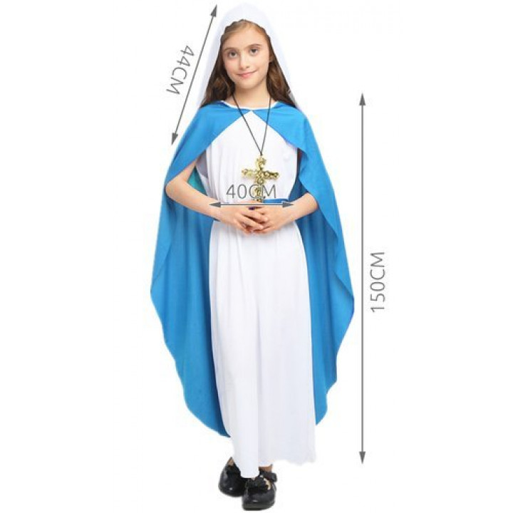 Jaunavas Marijas karnevāla tērps pieaugušajiem un bērniem
