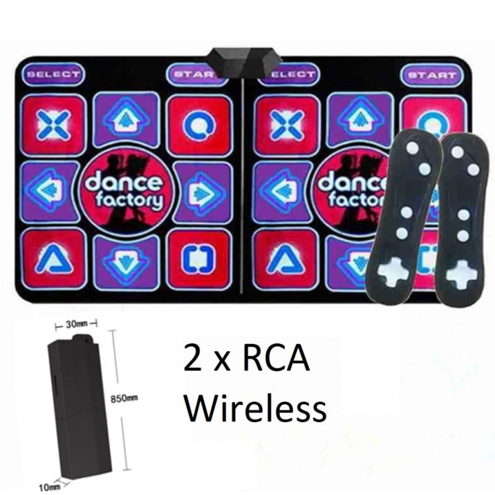 Deju paklājiņš Xtreme Dance Pad ar USB, RCA vai HDMI izejām vienam vai diviem spēlētājiem