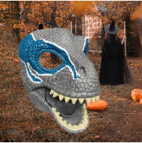 Kvalitatīva 3D tiranozaura dinozaura maska ballītēm, Helovīnam, izjokošanai