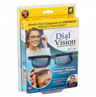 Versatile vision glasses with individually adjustable Dial Vision lenses