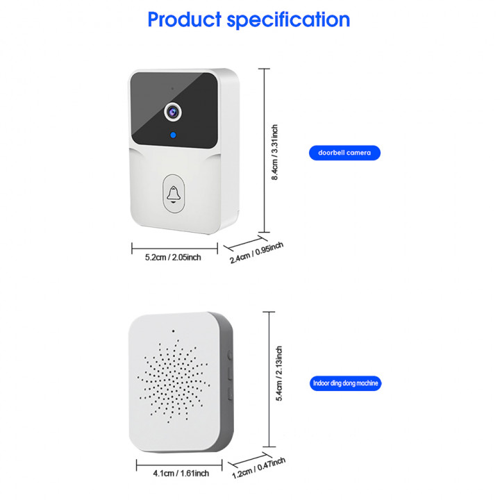 Smart Video Peephole Doorbell Tuya M8 Wifi - . Gift Ideas