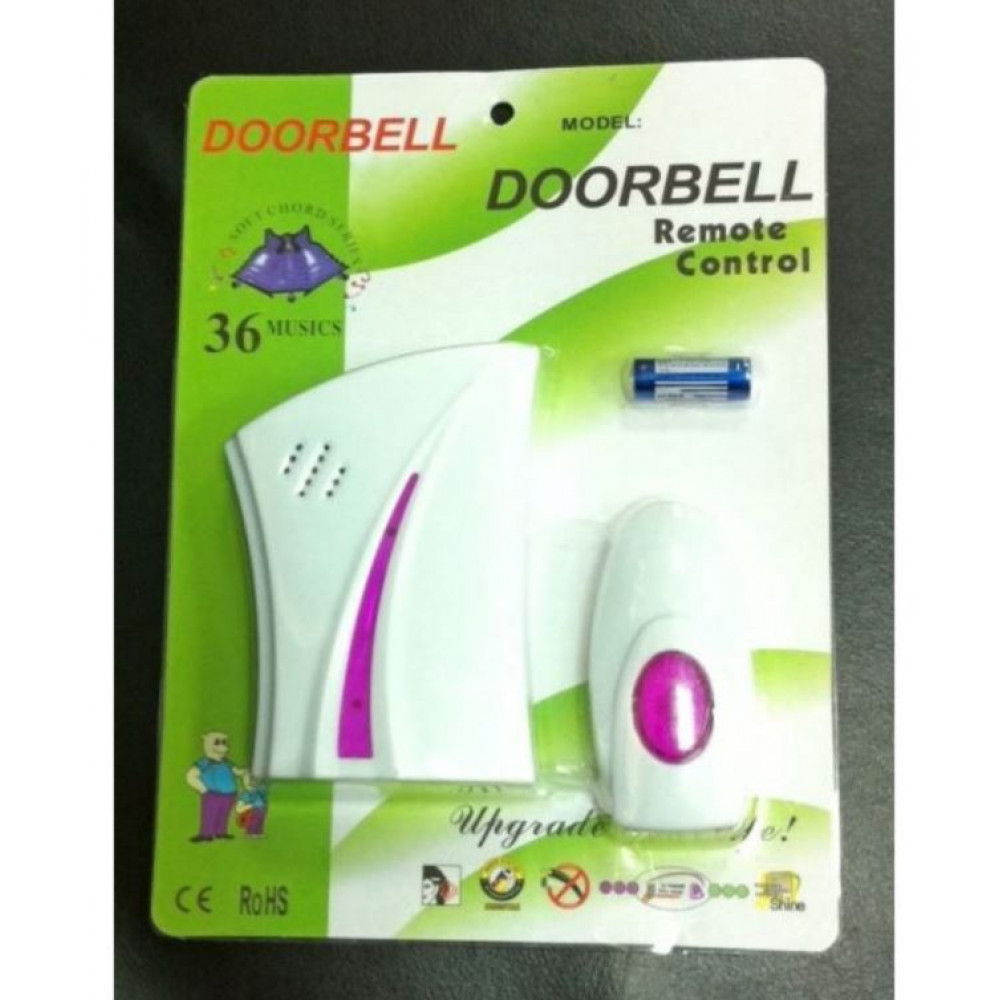 Battery Powered Wireless Doorbell Emergency Panic Button Radio Babysitter for the Disabled, shop doorbell