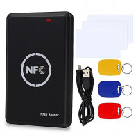 Duplicator card reader RFID NFC 125 kHz/13.56 MHz, reader decoder for programming and duplicating smart cards, chips